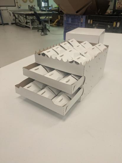 Indiana State University's Chocolate Shelf Prototype